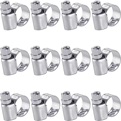 Afbeelding van Poppstar Roestvrij Stalen Slangklemmen 8 12 mm met Breedte 9 (12 stuks)