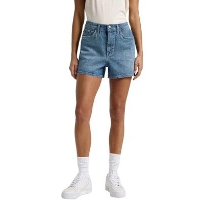 Afbeelding van Lee Carol Jeansshort, Dames, Maat: 29, Blue wire