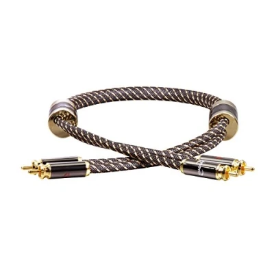 Afbeelding van Dynavox 207480 RCA kabel (stereo, 1 m) Zwart
