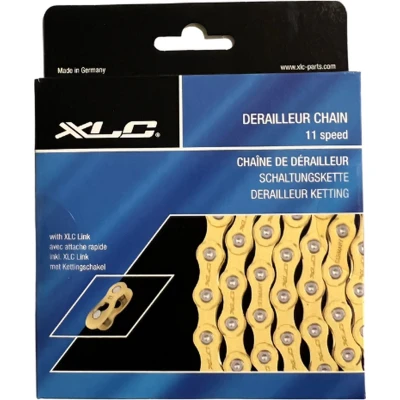 Afbeelding van XLC Fietsketting 11 Speed 11/128&quot; 118 Schakels GOUD