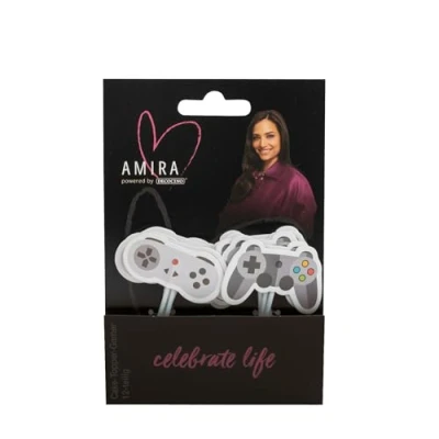 Afbeelding van Cake &amp; Cupcake Toppers Gamer 12 stuks