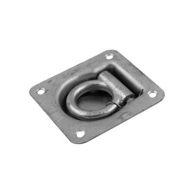 Afbeelding van Wegklapbare vloerring 102 x 94mm Gegalvaniseerd