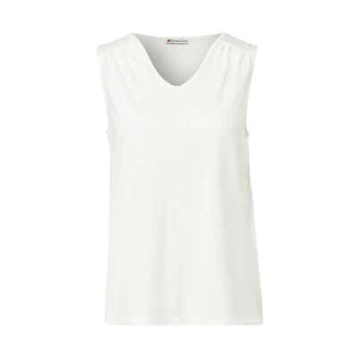 Afbeelding van Street One Top, Dames, Maat: 38, Weiß
