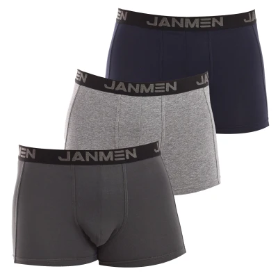 Afbeelding van Pack 3 Boxershorts Aus Atmungsaktivem Stoff Mit Anatomischer Vorderseite 1090443 Herren Maat XL