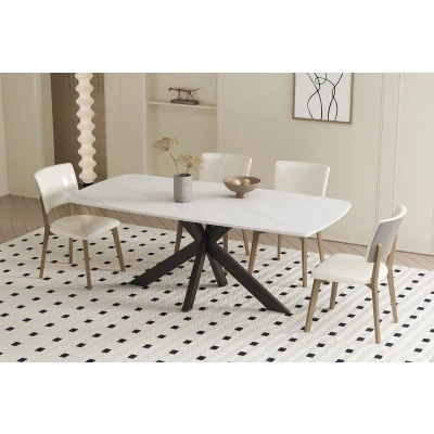 Afbeelding van Jonckheere Collectie Apollo tafel 180cm deens ovaal steen wit