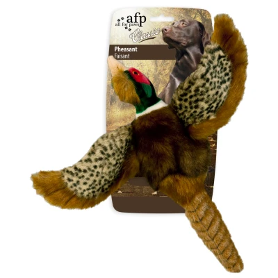 Afbeelding van All For Paws Fazant Hondenspeelgoed 25x25x5 cm Bruin