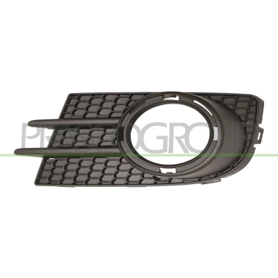 Afbeelding van PRASCO VG8092146 Bumper Grill met gat(en) voor mistlampen, gaten sier /stootlijst Links Korrelig VOLKSWAGEN: Tiguan I