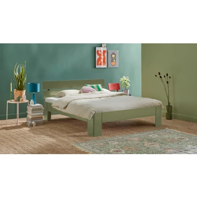Afbeelding van Beter Bed Fresh 400 Bedframe met Hoofdbord 180x210 cm Rietgroen