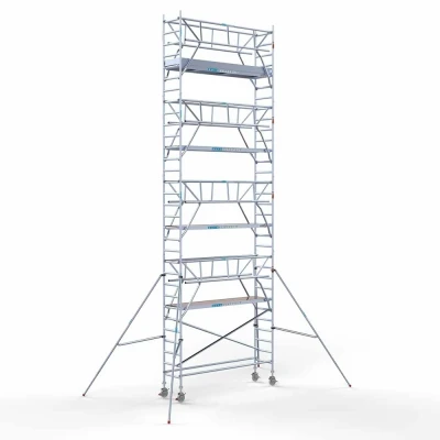 Afbeelding van Rolsteiger 0.75x3.05x10.20m lichtgewicht platformen incl. dubbele voorloopleuningen