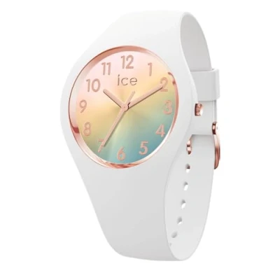 Afbeelding van ICE Watch sunset Rainbow 024523 Horloge Siliconen Wit Ø 37 mm