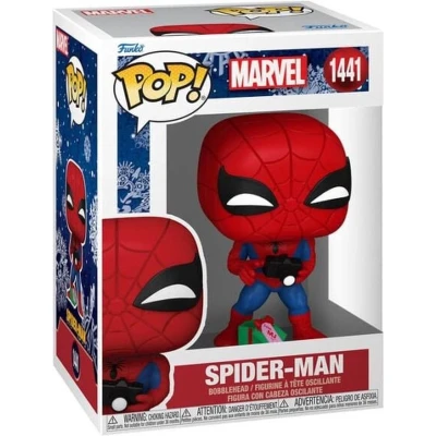 Afbeelding van Marvel Holiday Funko Pop Vinyl: Spider Man with Open Gift