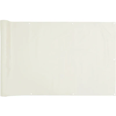 Afbeelding van Tuinscherm 700x75 cm PVC wit