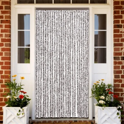 Afbeelding van Vliegengordijn 100x200 cm chenille bruin en beige