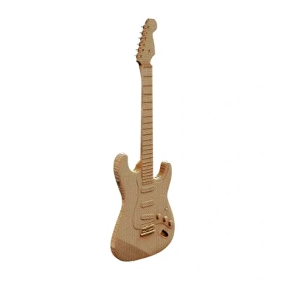 Afbeelding van CARTONIC Guitar 3D puzzel Speelgoed DIY Creatief Karton Voor kinderen en volwassenen