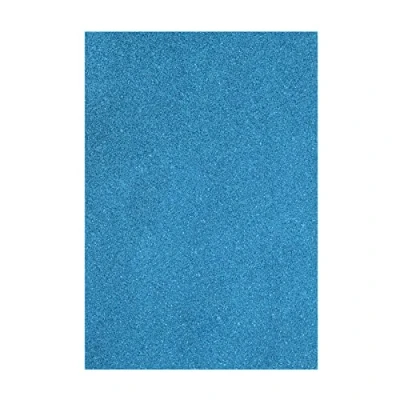 Afbeelding van Vaessen Creative Foam 2mm 10 stuks A4 Glitter lichtblauw