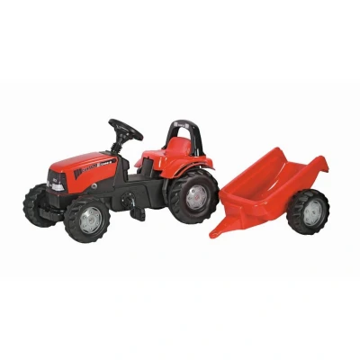 Afbeelding van Rolly Toys rollyKid 012411 CVX Tractor met aanhanger, voor kinderen van 2,5 tot 5 jaar, achterkoppeling