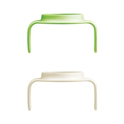 Afbeelding van MAM Hold my Cup Day &amp; Night, met handgrepen die in het donker oplichten, compatibel alle kopjes, antislip en ergonomisch, 4 maanden, groen neutraal
