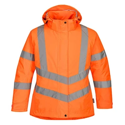 Afbeelding van Dames Hi Vis Winterjack maat Large, Orange