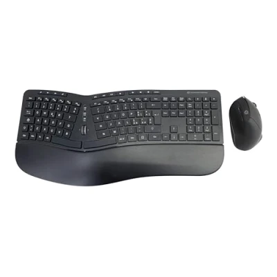 Afbeelding van CONCEPTRONIC Wireless Keyboard+Mouse,ergo,Layout italien. zwart