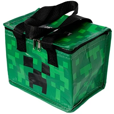 Afbeelding van Minecraft Creeper RPET Duurzame Koeltas Lunchtas