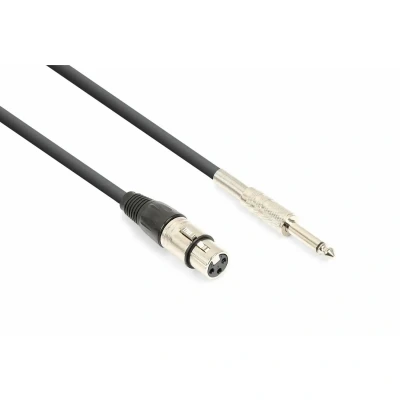 Afbeelding van Vonyx audiokabel XLR (v) naar 6,3mm mono jack 3 meter
