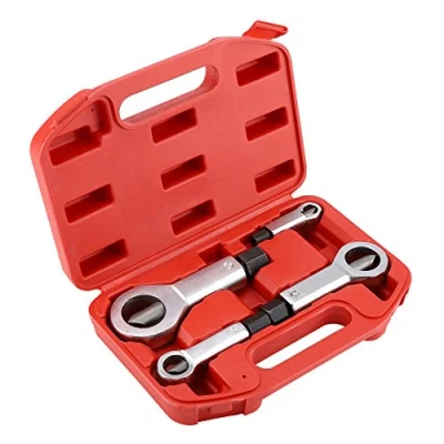 Afbeelding van Beschadigde bout moer schroef remover gereedschap kit Extractor verwijderen 4 maten Splitter All