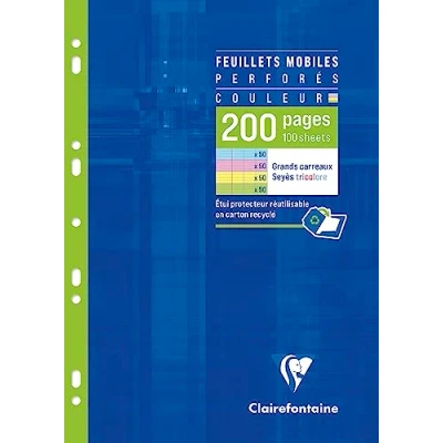 Afbeelding van Clairefontaine 17511C, Patroon, Blauw, A4, 100 vel, 90 g/m², Universeel