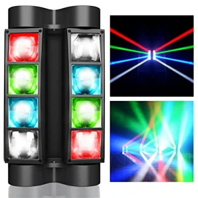 Afbeelding van BETOPPER Podiumlicht RGBW 8x3W DMX512 Spider Bewegend Licht