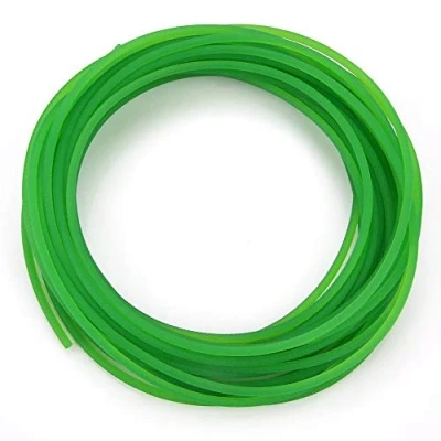 Afbeelding van High Performance Urethaan Ronde Riem Ruwe Oppervlak PU Polyurethaan voor Drive Transmissie Groen (3mm* 10m)
