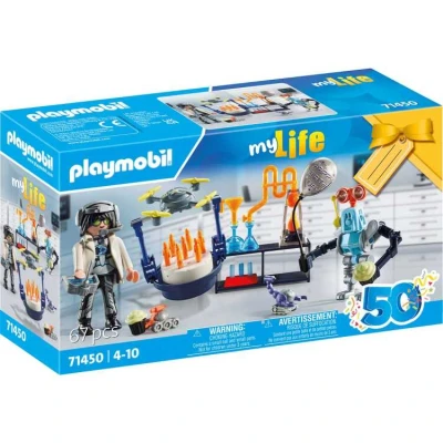 Afbeelding van PLAYMOBIL My Life Onderzoekers met Robots 71450