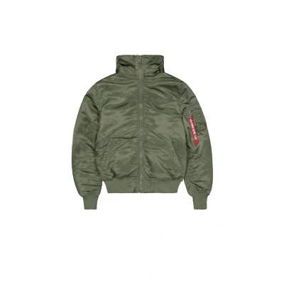 Afbeelding van Alpha Industries MA1 Hooded Jas, Heren, Maat: Small, Sage green