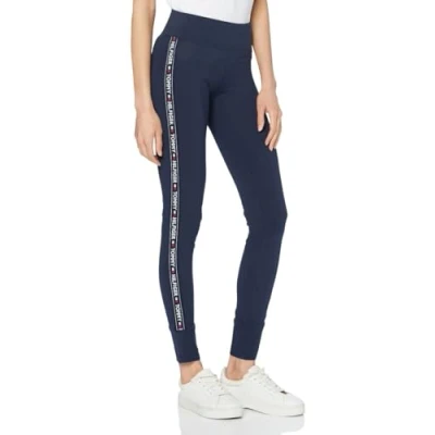 Afbeelding van Tommy Hilfiger Legging Pyjamabroek, Dames, Maat: Medium, Blue