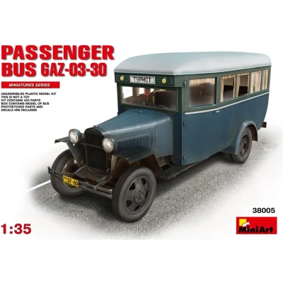 Afbeelding van Miniart Passanger Bus Gaz 03 30 (Min38005) modelbouwsets, hobbybouwspeelgoed voor kinderen, modelverf en accessoires