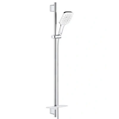 Afbeelding van GROHE Rainshower SmartActive 130 Cube glijstangset 900 mm met