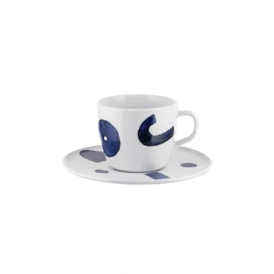 Afbeelding van Alessi Itsumo Kop En Schotel 24cl Samiro Yunoki