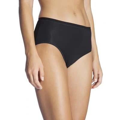 Afbeelding van Calida Natural Comfort Brief Highwaist Zwart katoen Medium Dames