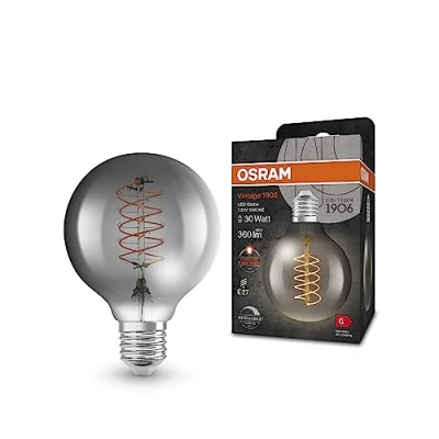 Afbeelding van 4x Osram E27 LED Globelamp 7.8W 1800K 220V 818 320 Ø80mm