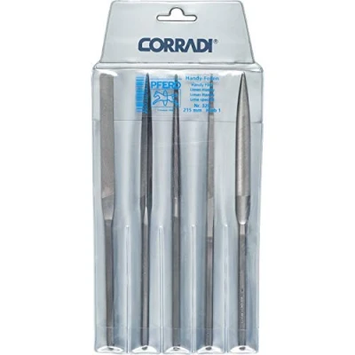 Afbeelding van PFERD 19503203 CORRADI naaldvijlenset Zwitserse kap 1 Lengte 215 mm stuk(s)