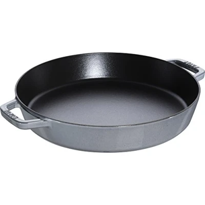 Afbeelding van Staub Bratpfanne mit zwei Griffen, Induktionsgeeignet, Graphitgrau, 34 cm, 41.2 x 35.20 6 1 Einheiten