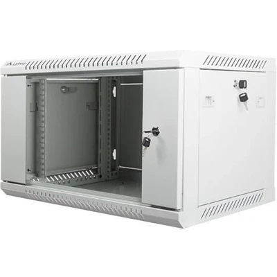 Afbeelding van Lanberg WF01 6406 10S rack 6U Wandrek Grijs