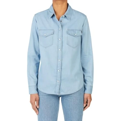 Afbeelding van Pepe Jeans Regular Overhemdblouse, Dames, Maat: Medium, Denim