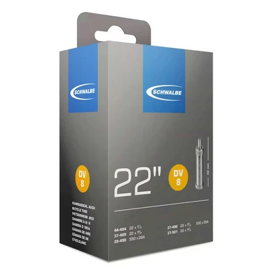 Afbeelding van Schwalbe Binnenband DV8 22 x 1 3/8 (28/44 489/484) DV 32 mm