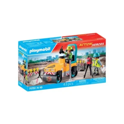 Afbeelding van PLAYMOBIL Playm. Straßenbaustelle 71751 constructiespeelgoed