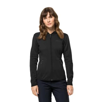 Afbeelding van Jack Wolfskin Baiselberg FZ Fleecejas, Dames, Maat: XS, Black