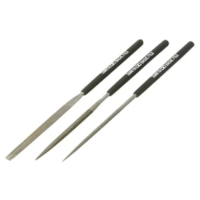 Afbeelding van TAMIYA TAM74104 300074104 Basic vijlheft plastic/RC 3 delig