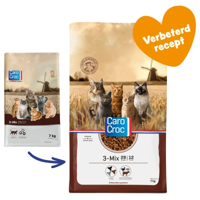 Afbeelding van Carocroc Kat 3 Mix 7 KG (88157)