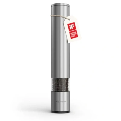 Afbeelding van LARS NYSØM &#039;Lagom&#039; Peper en zoutmolen XL 1 stuk (28,8cm) Verstelbae maalgraad Roestvrijstaal Stainless Steel