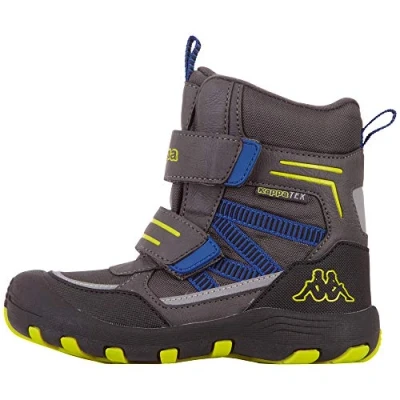 Afbeelding van Kappa Unisex Snowboots voor kinderen, Maat: 32, Grey/lime Kunststof/ textiel
