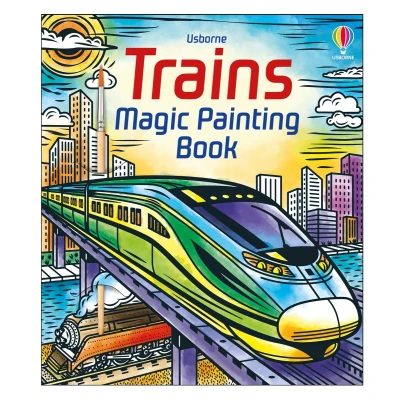 Afbeelding van Magic Painting Books Trains Book