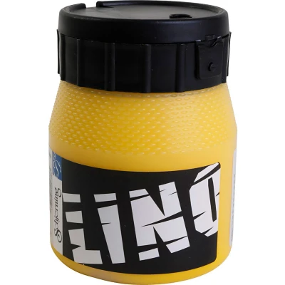 Afbeelding van Creativ Company Linoleum Verf Geel, 250ml